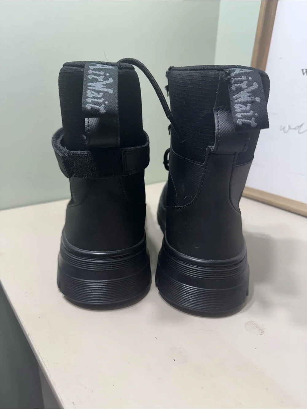 Dr Martens Chunky Black Combat Boots